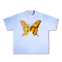 Grape Ice childhood cancer butterfly Urban Heavy Tee - Jasminsmagicworld