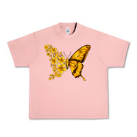 Salmon childhood cancer butterfly Urban Heavy Tee - Jasminsmagicworld