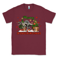 Burgundy merry spinosaurusmas Classic Tee - LillyAllenDesigns