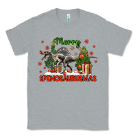 Heather Grey merry spinosaurusmas Classic Tee - LillyAllenDesigns