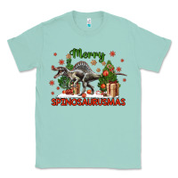 Seafoam merry spinosaurusmas Classic Tee - LillyAllenDesigns