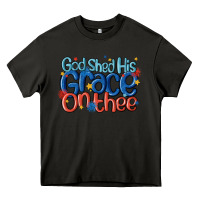 Asphalt god shed his grace on the thee Heavy Core Tee - MaliasSmallBusiness