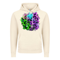 Vintage Artic Colorful Leopard patch Vintage Hoodie - RanaPortraitStore