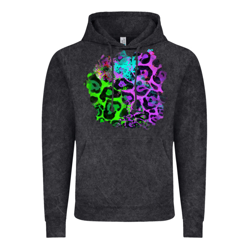 Colorful Leopard Patch Vintage Hoodie by RanaPortraitStore | Teevron