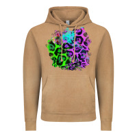 Vintage Camel Colorful Leopard patch Vintage Hoodie - RanaPortraitStore