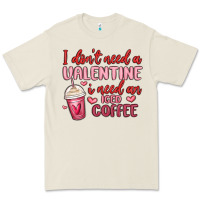Bone i don t need a valentine i need an iced coffee Premium Tee - MaliasSmallBusiness