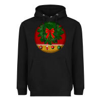 Black christmas Heavyweight Hoodie - BundleAndBundleShop