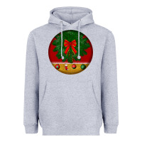 Heather Grey christmas Heavyweight Hoodie - BundleAndBundleShop