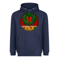 Navy christmas Heavyweight Hoodie - BundleAndBundleShop