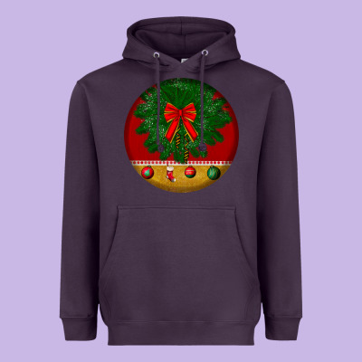 Christmas Heavyweight Hoodie Designed By Bundleandbundleshop