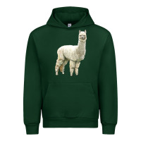 Forest Green Alpaca Urban Hoodie - LillyAllenDesigns