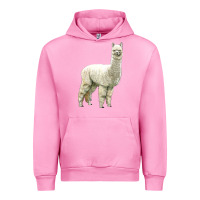 Fuchsia Pink Alpaca Urban Hoodie - LillyAllenDesigns