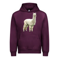 Mauve Wine Alpaca Urban Hoodie - LillyAllenDesigns