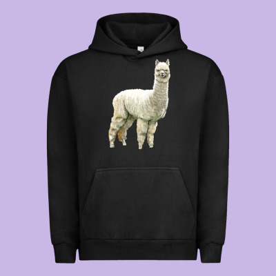 Alpaca Urban Hoodie Designed By Lillyallendesigns