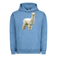 Pigment Pebble Blue Alpaca Urban Hoodie - LillyAllenDesigns