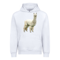 White Alpaca Urban Hoodie - LillyAllenDesigns