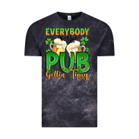 Cloud Black everybody in the pub gettin tipsy Vintage Tee - Artiststas