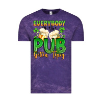 Cloud Purple everybody in the pub gettin tipsy Vintage Tee - Artiststas