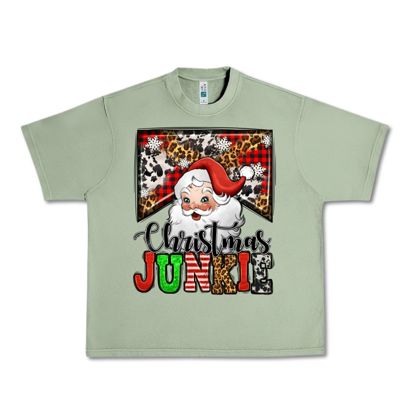 Christmas Junkie Santa Claus Urban Heavy Tee by Jasminsmagicworld | Teevron