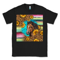 Black quarter horse aztec pattern Classic Tee - LillyAllenDesigns