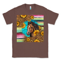 Chestnut quarter horse aztec pattern Classic Tee - LillyAllenDesigns