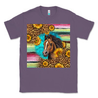 Lavender quarter horse aztec pattern Classic Tee - LillyAllenDesigns