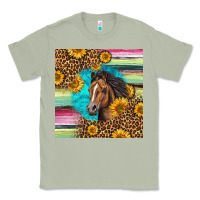 Matcha quarter horse aztec pattern Classic Tee - LillyAllenDesigns