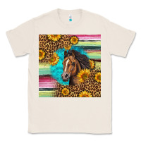 Natural quarter horse aztec pattern Classic Tee - LillyAllenDesigns