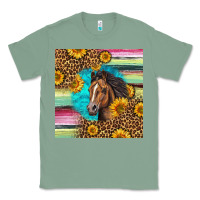 Sage quarter horse aztec pattern Classic Tee - LillyAllenDesigns