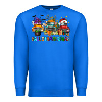 True Royal hallothanksmas trucks Premium Sweatshirt - FaDigitalArtStudio