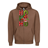 Chestnut ho ho ho gnomes fa Zipper Hoodie - FaDigitalArtStudio