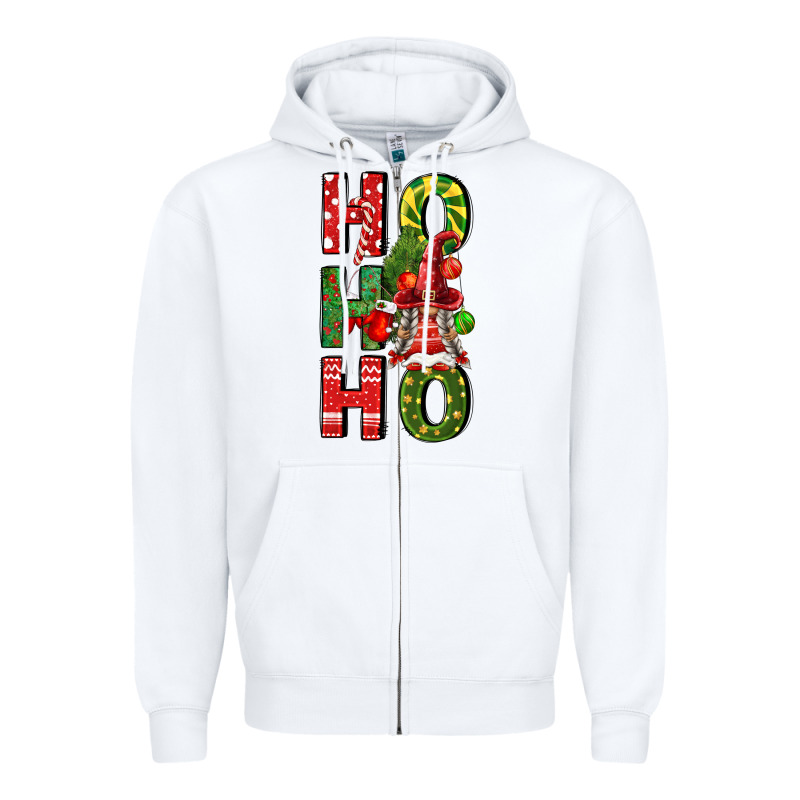 Ho Ho Ho Gnomes Fa Zipper Hoodie by FaDigitalArtStudio | Teevron