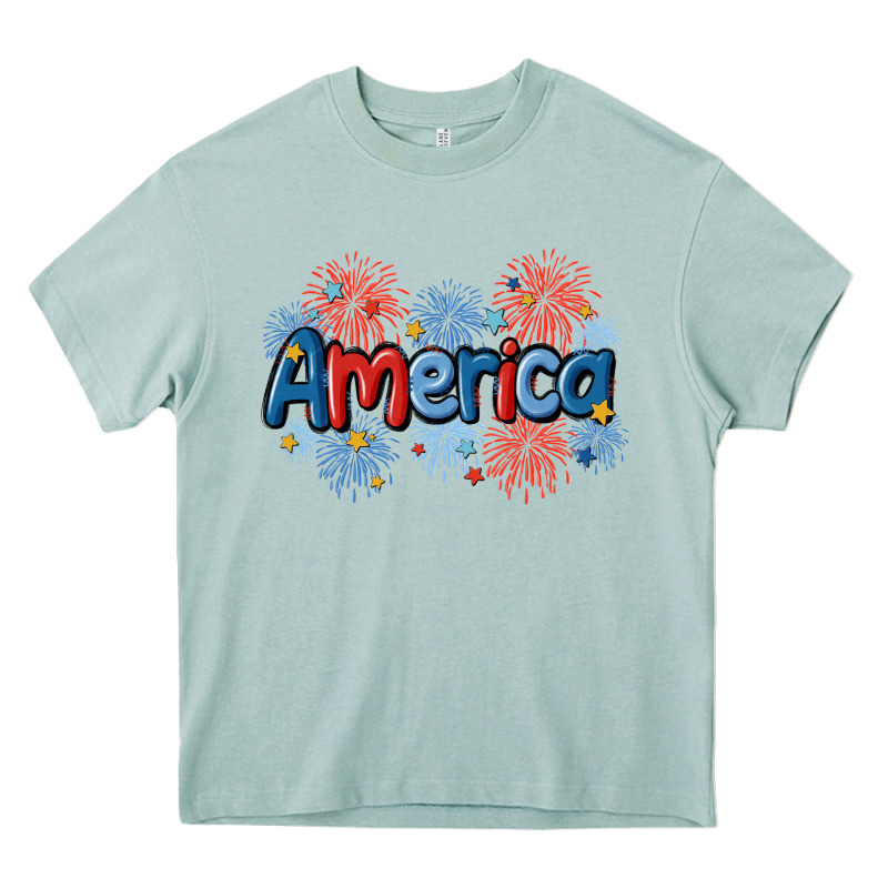 America Heavy Core Tee by MaliasSmallBusiness | Teevron