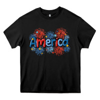 Black America Heavy Core Tee - MaliasSmallBusiness