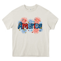 Cream America Heavy Core Tee - MaliasSmallBusiness