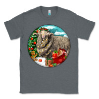 Charcoal Heather christmas merino wool sheep Classic Tee - LillyAllenDesigns