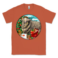 Copper christmas merino wool sheep Classic Tee - LillyAllenDesigns