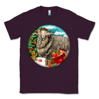 Plum christmas merino wool sheep Classic Tee - LillyAllenDesigns