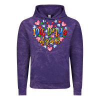 Cloud Purple 100 days of school Vintage Hoodie - Artiststas