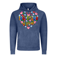 Vintage Denim 100 days of school Vintage Hoodie - Artiststas