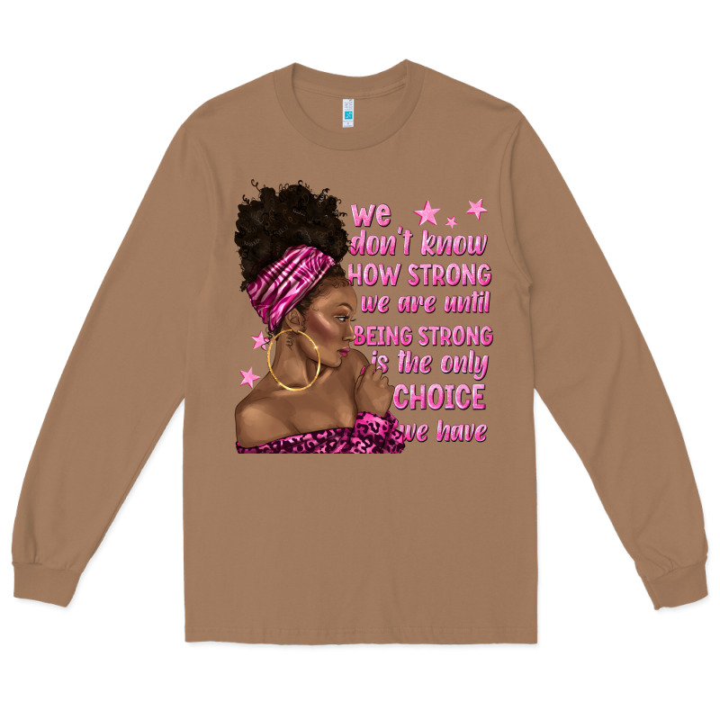 Afro Woman Cancer Long Sleeve Tee by texasbilliewilder | Teevron
