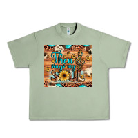 Oil Green then sings my soul treble clef Urban Heavy Tee - JahusDesignShop