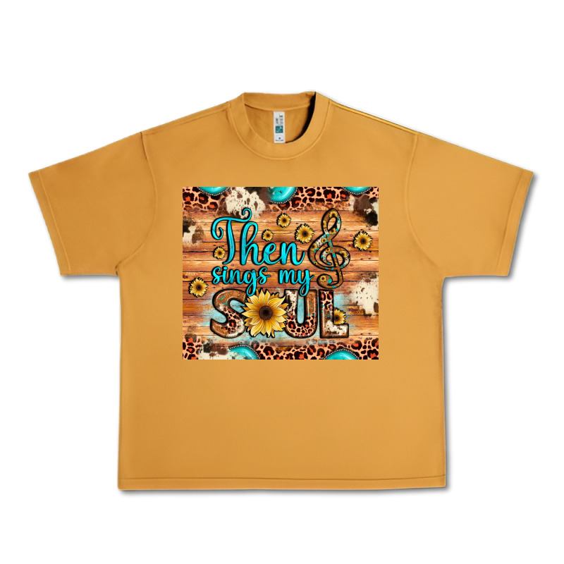 Then Sings My Soul Treble Clef Urban Heavy Tee by JahusDesignShop | Teevron