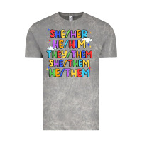 Cloud Rock pride pronouns Vintage Tee - Artiststas