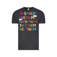 Vintage Black pride pronouns Vintage Tee - Artiststas
