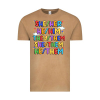 Vintage Camel pride pronouns Vintage Tee - Artiststas