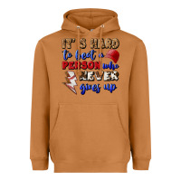 Meerkat It's Hard To Beat A Person Who Never Gives Up Heavyweight Hoodie - BundleAndBundleShop