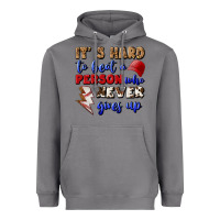 Storm It's Hard To Beat A Person Who Never Gives Up Heavyweight Hoodie - BundleAndBundleShop