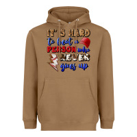 Toasted Coconut It's Hard To Beat A Person Who Never Gives Up Heavyweight Hoodie - BundleAndBundleShop