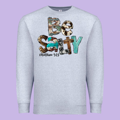 Be Salty Premium Sweatshirt Designed By Fadigitalartstudio
